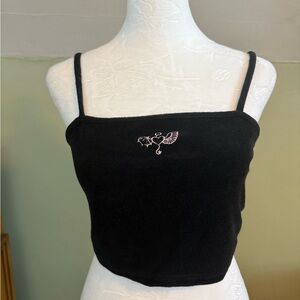 Y2K Cropped Adjustable Tank Top